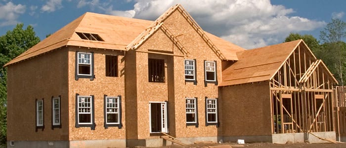 Framed House with Plywood Sheathing