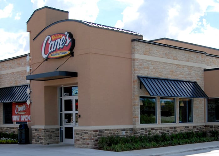 Raising Cane's Siding