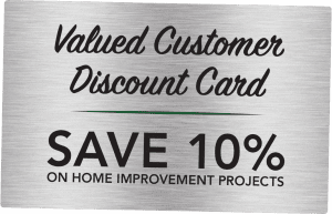 Valued Customer Discount Card