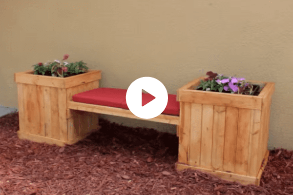 DIY Planter Bench