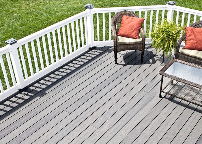 wood and composite deck material
