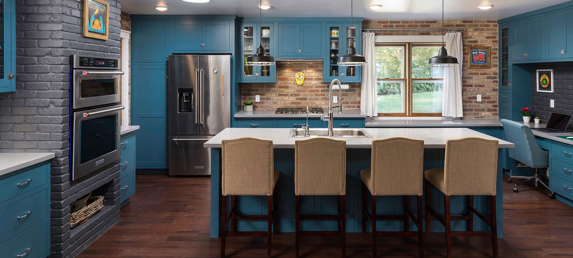 Shiloh Kitchen Cabinets Blue