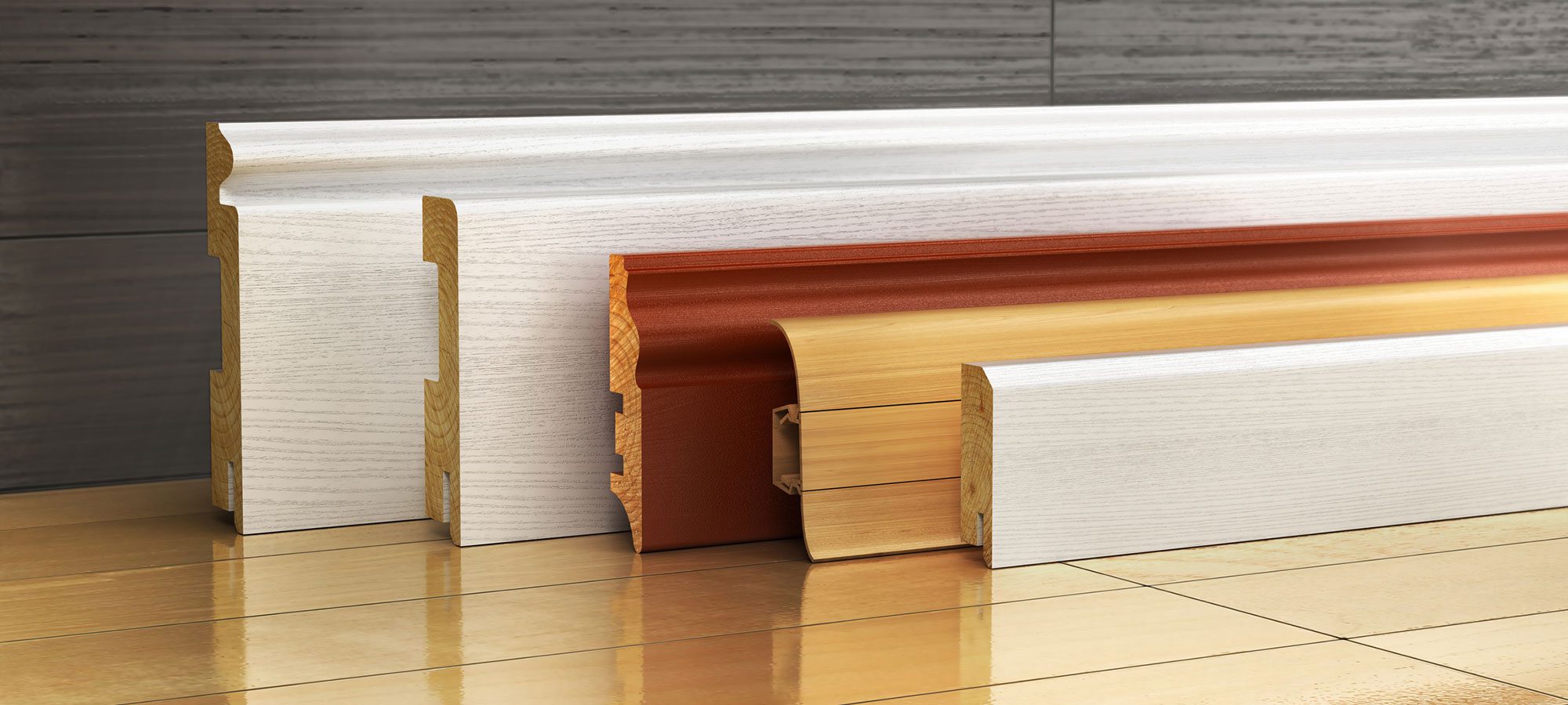 baseboard moulding and trim assortment