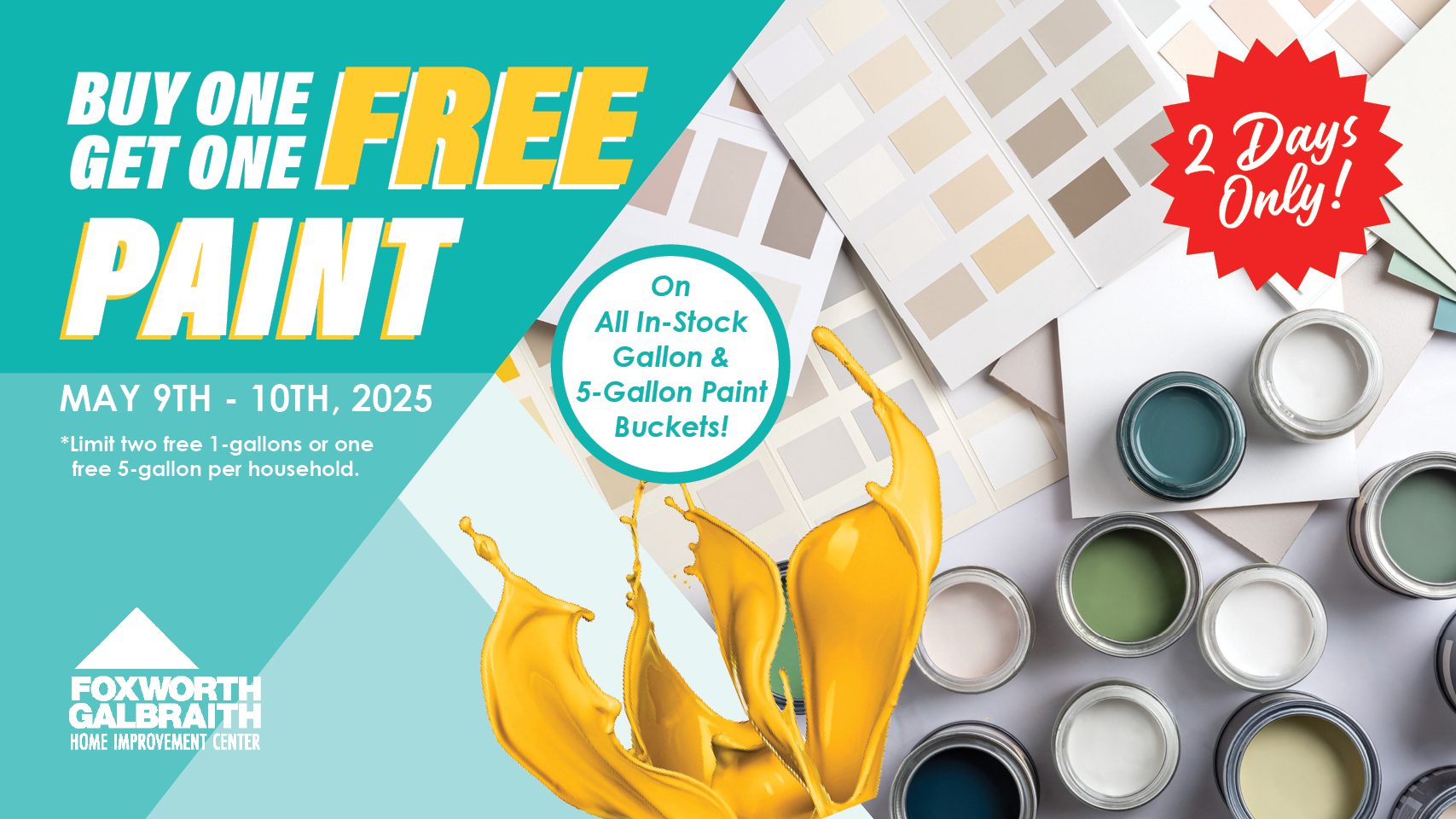 BOGO FREE All Paint!
