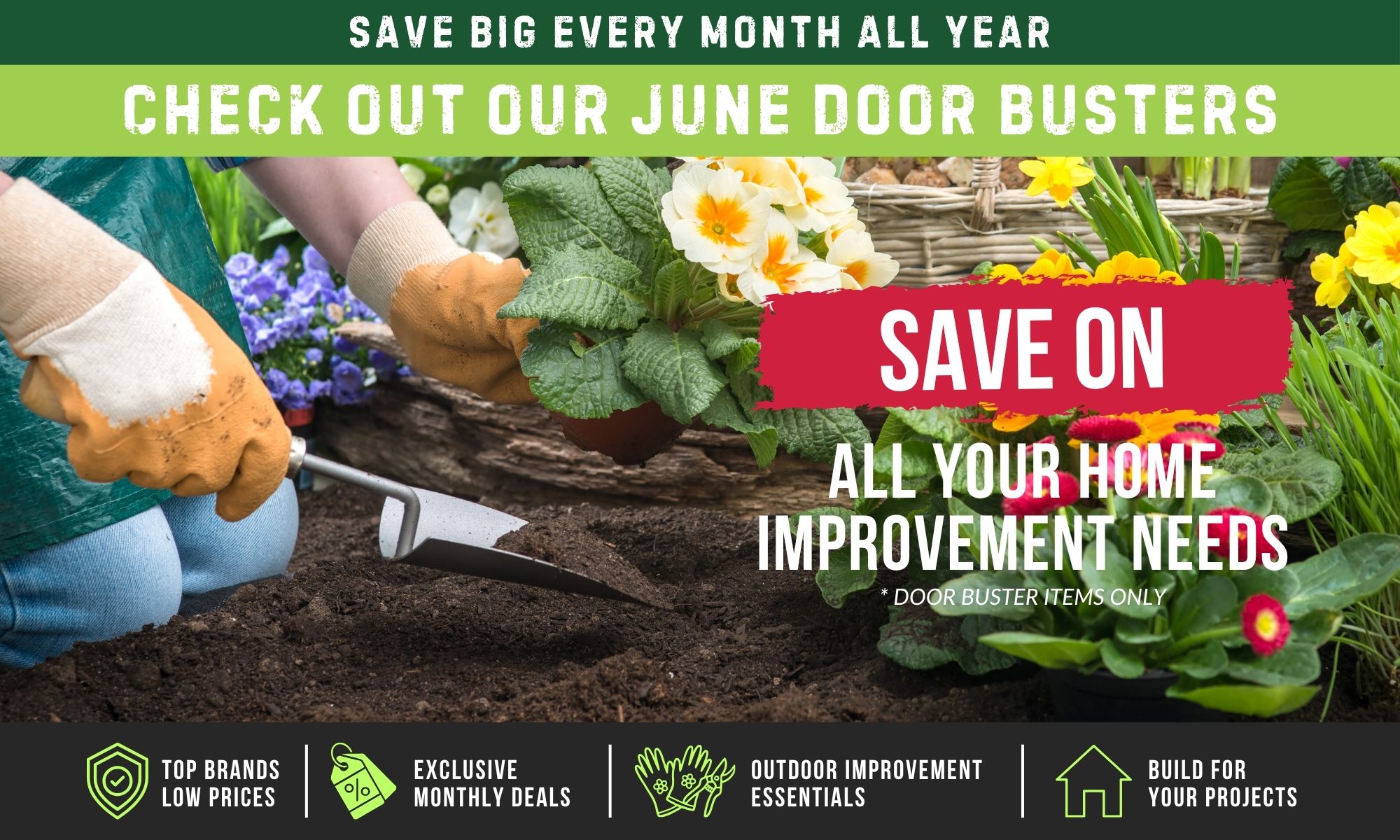 Monthly Door Buster Top Banner – T or C